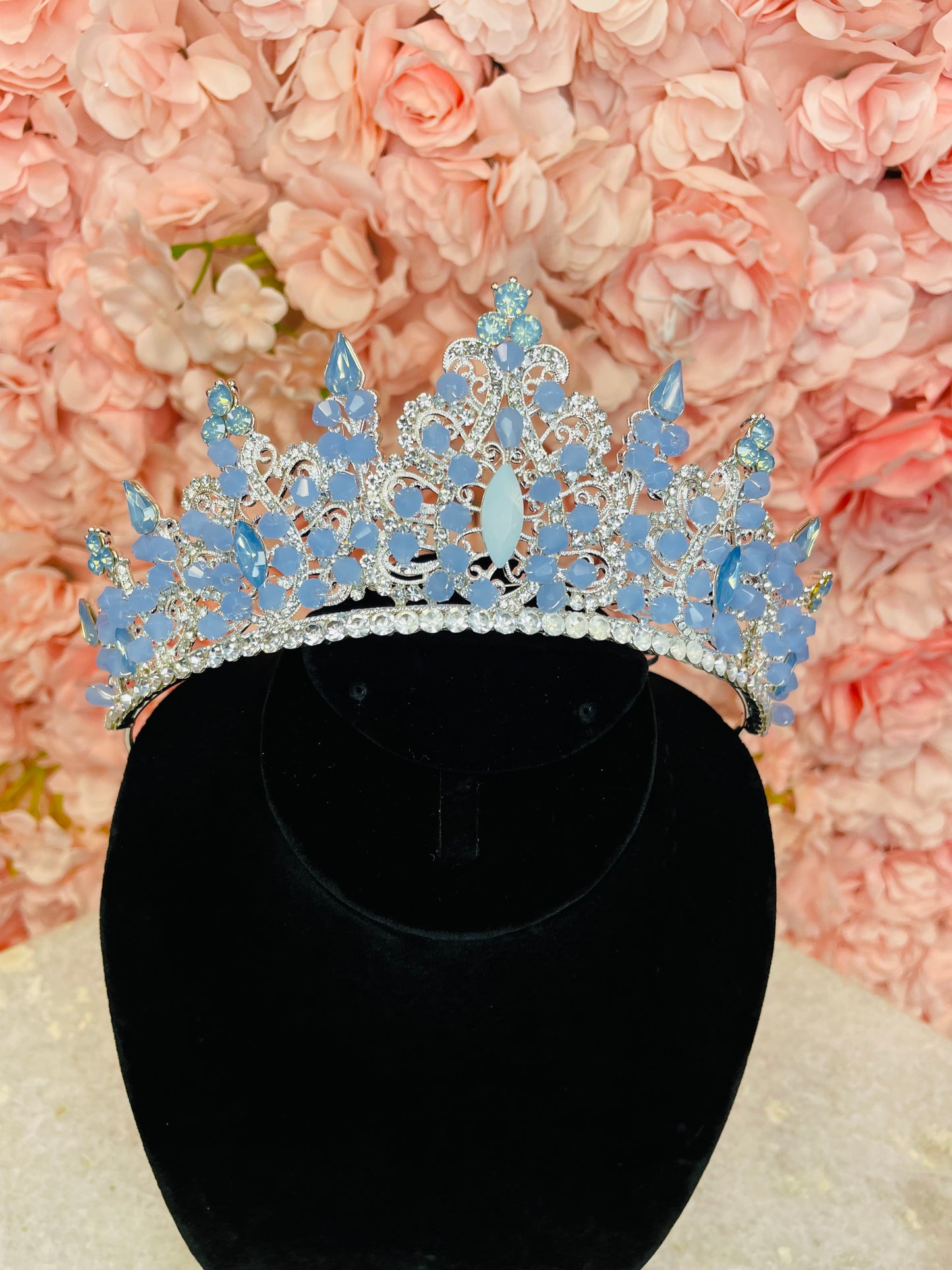 Ice Blue with Silver Tiara