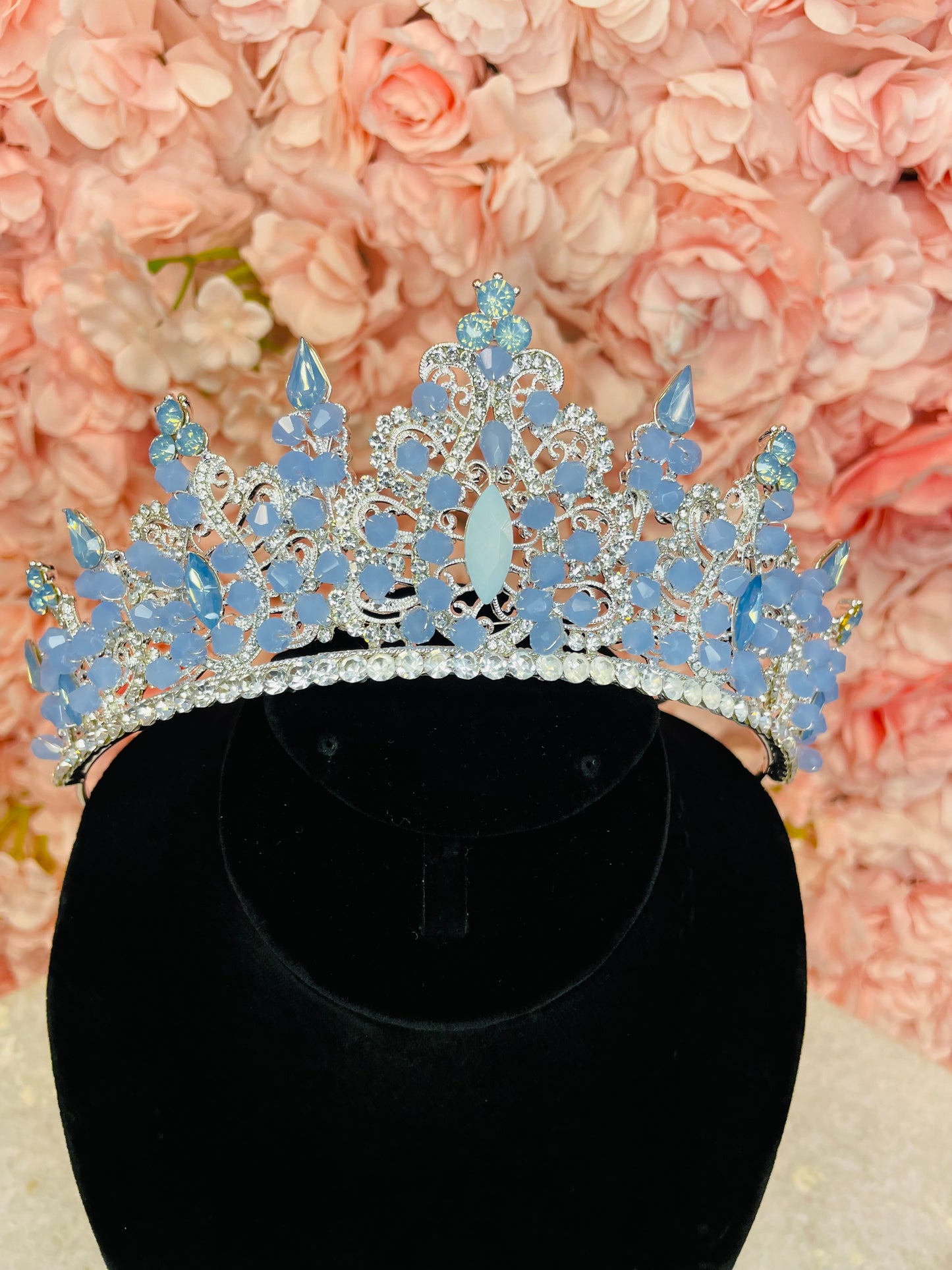 Ice Blue with Silver Tiara