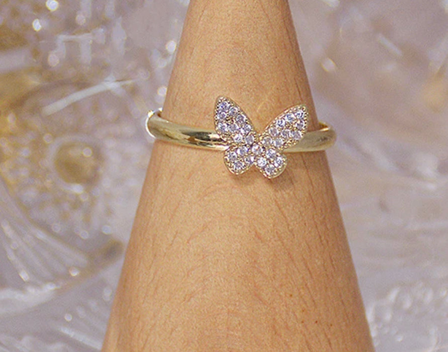 Gia Butterfly Adjustable Ring (Small)