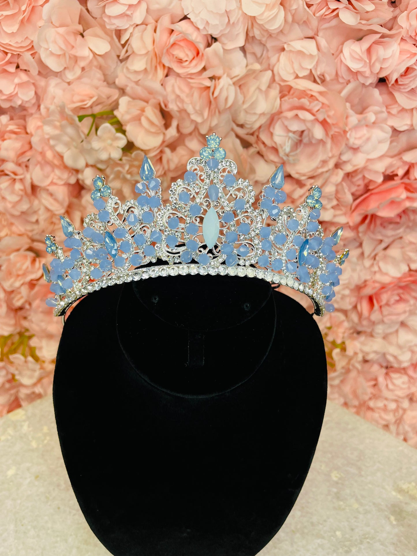 Ice Blue with Silver Tiara