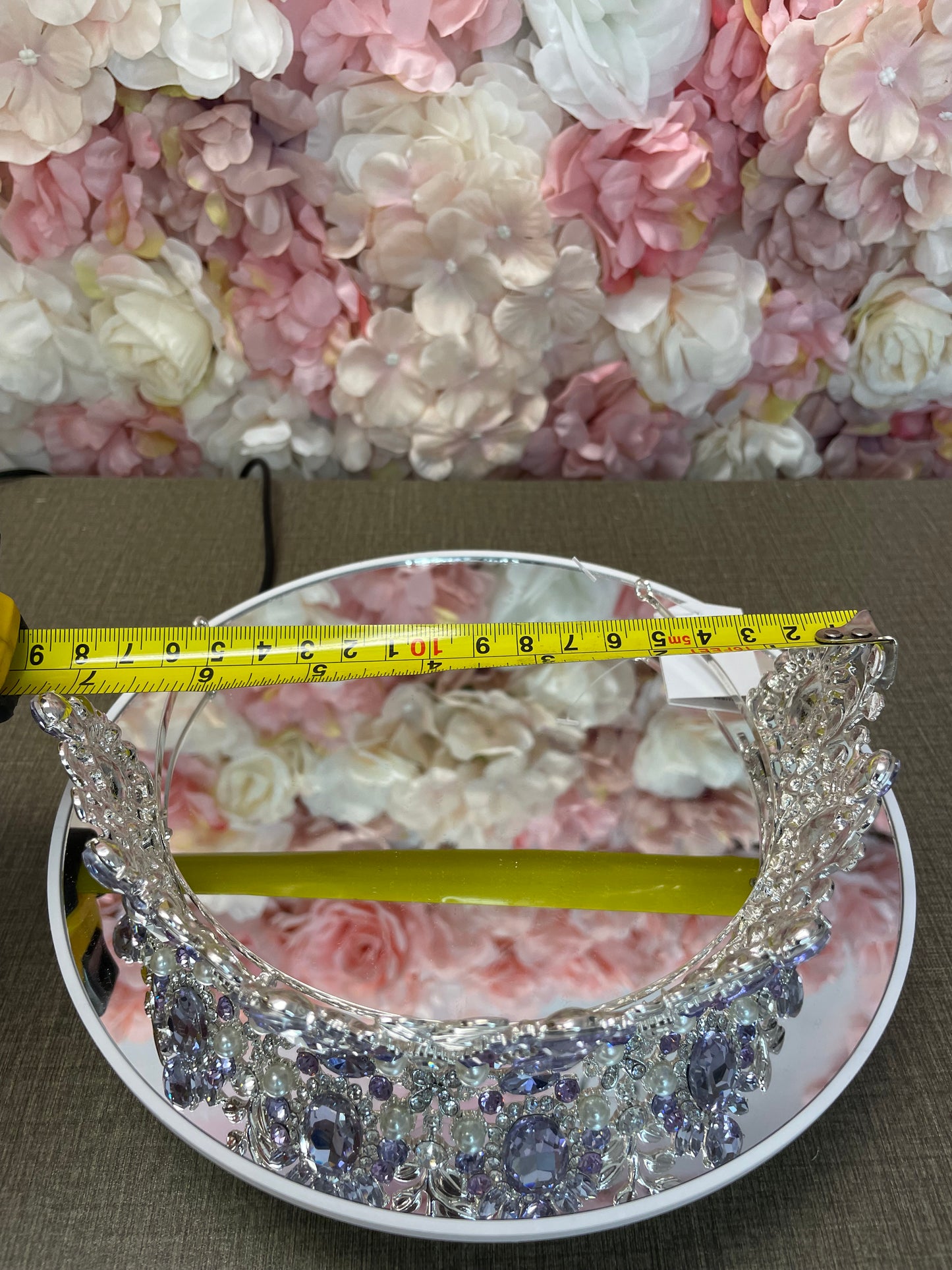 Lilac with Silver Quinceañera Crown